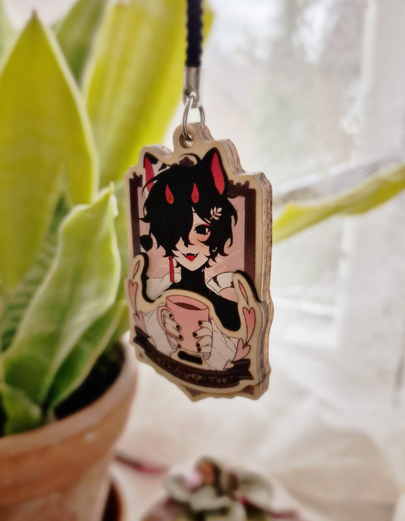 Torako Tea Time - Wooden Charm