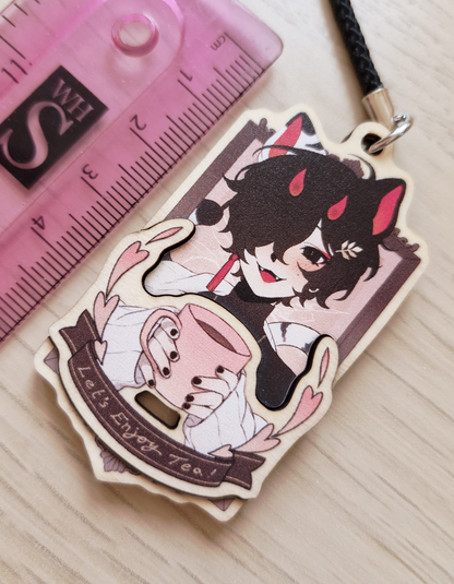 Torako Tea Time - Wooden Charm